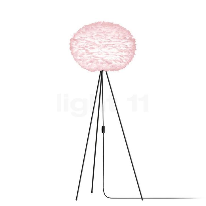 Umage Eos Tripod Vloerlamp, frame zwart/lampenkap roze - ø, Huis en Inrichting, Lampen | Vloerlampen, Nieuw, Verzenden