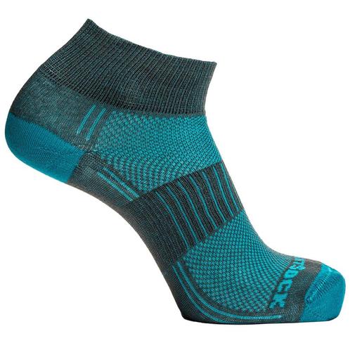 Wrightsock Coolmesh Quarter  Lichtgrijs/Turquoise - 41-45, Sport en Fitness, Bergsport en Wandelen, Kleding, Nieuw, Verzenden