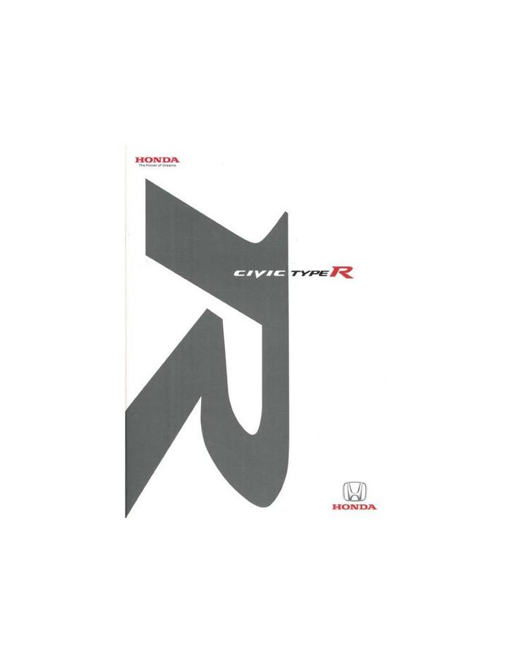 2009 HONDA CIVIC TYPE R BROCHURE JAPANS, Boeken, Auto's | Folders en Tijdschriften, Honda