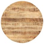 vidaXL Tafelblad rond 15-16 mm 40 cm massief mangohout, Verzenden, Nieuw