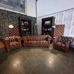 3-zitsbank + 1-zits set Chesterfield, Brighton knopenzit,, Huis en Inrichting, Nieuw