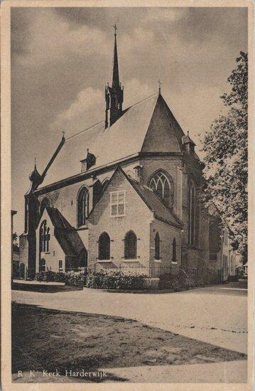 HARDERWIJK - R. K. Kerk, Verzamelen, Ansichtkaarten | Nederland, Verzenden