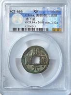 China, Tang-dynastie 1 Cash Kaiyuan Tongbao (with Dot under