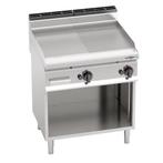 GGM Gastro | Gas bakplaat - 13,8 kW - Glad & Gegroefd |, Verzenden, Nieuw