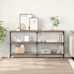 vidaXL Wandtafel Artisan Eiken 150 x 29 x 75 cm Geperst Hout, Huis en Inrichting, Minder dan 45 cm, Verzenden, Nieuw, 70 cm of meer