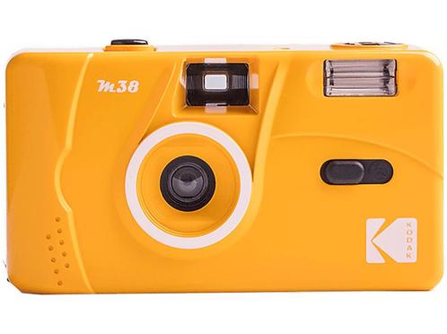 Kodak -  M38 Analoge Camera Met Flits  - Geel, Audio, Tv en Foto, Fotocamera's Analoog, Nieuw, Kodak, Verzenden