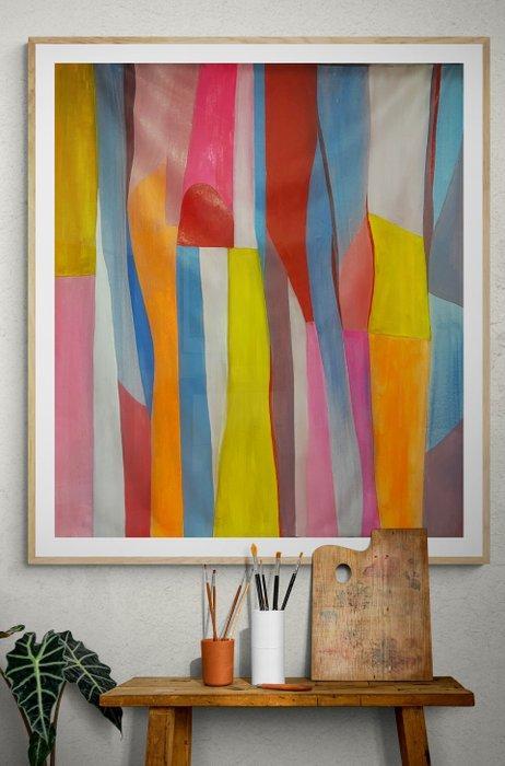 J. DELGALLO - Emotional landscape. XL. ( NO Reserve ), Antiek en Kunst, Kunst | Schilderijen | Modern