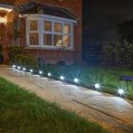 Solar Multispot Tuinspots - 10 Lumen - Set van 10, Zonne-energie, Kunststof, Verzenden, Minder dan 50 watt
