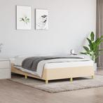 Bedframe 140x200 Creme - Retourdeal - 35% Korting!, Huis en Inrichting, 200 cm, Stof, Nieuw, Tweepersoons