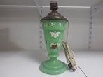 Tafellamp - Uraniumglas - Uraniumlamp uit de 19e eeuw, Antiek en Kunst, Antiek | Glas en Kristal