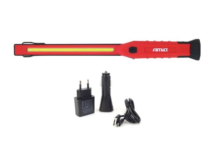 Looplamp Oplaadbaar - thuislader + autolader - 300 lumen, Hobby en Vrije tijd, Elektronica-componenten, Nieuw, Ophalen of Verzenden