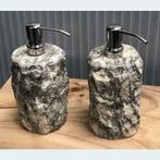 Natuursteen accessoires voor de badkamer, zeeppomp, beker, Huis en Inrichting, Ophalen of Verzenden, Nieuw, Overige typen