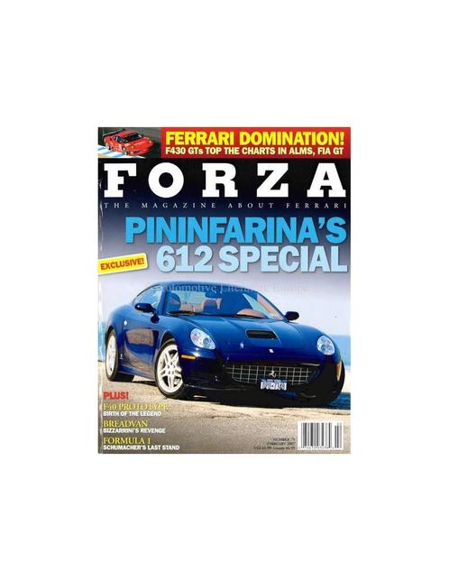 2007 FERRARI FORZA MAGAZINE 75 ENGELS, Boeken, Auto's | Folders en Tijdschriften, Ferrari
