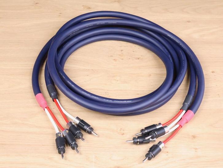 Furutech Alpha-S25 audio speaker cables 2,5 metre, Audio, Tv en Foto, Audiokabels en Televisiekabels, Overige kabels, Gebruikt
