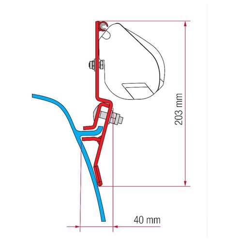 Fiamma VW T3/T3 Lift Roof Kit H1 1979-1990 F35, Caravans en Kamperen, Tenten, Nieuw