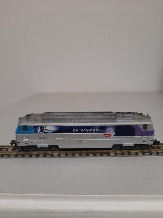 Minitrix N - 567456 - Diesellocomotief (1) - SNCF, Hobby en Vrije tijd, Modeltreinen | N-Spoor