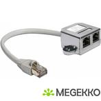 Delock 65177 RJ45-poortverdubbelaar 1 x RJ45-stekker naar 2, Verzenden, Nieuw