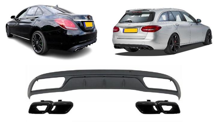 Diffuser | Mercedes-Benz | C-klasse 2014-2018 sedan W205 & 2, Auto-onderdelen, Carrosserie en Plaatwerk, Nieuw, Mercedes-Benz