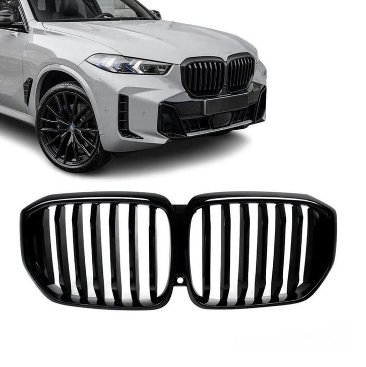 Grill voor BMW X5 G05 2023-2025 | glans zwart | enkelspijls, Auto diversen, Tuning en Styling