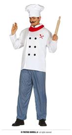Chef kok kostuum, Hobby en Vrije tijd, Feestartikelen, Verzenden, Nieuw, Feestartikel