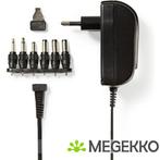 Universele AC-voedingsadapter | 3/4,5/5/6/7,5/9/12 V DC |, Computers en Software, Pc- en Netwerkkabels, Verzenden, Nieuw