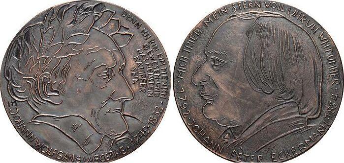 Cu-medaille 1982 medaille von Dr Hugo Erich Maurer 1912 b..., Postzegels en Munten, Penningen en Medailles, Verzenden