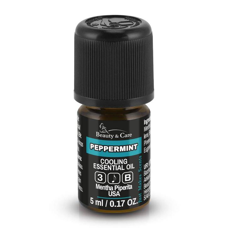 Beauty & Care Pepermunt etherische olie 5 ml.  new, Sport en Fitness, Gezondheidsproducten en Wellness, Aroma, Nieuw, Ophalen of Verzenden