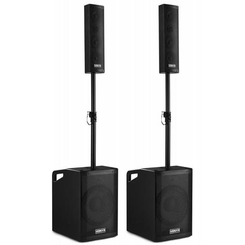 (B-Stock) Vonyx VX1050BT actieve luidspreker set met Bluetoo, Muziek en Instrumenten, Speakers, Verzenden