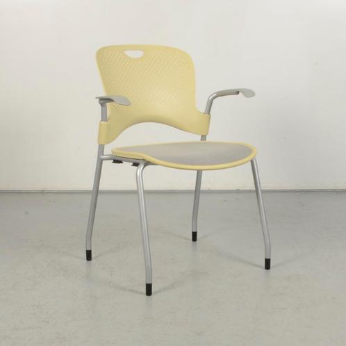 Vergaderstoel Herman Miller Caper - Groen - Stapelbaar, Huis en Inrichting, Bureaustoelen, Ophalen of Verzenden