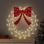 vidaXL Krans met 60 LED Warmwit 76 x 76 x 8,5 cm Acryl, Diversen, Verzenden, Nieuw