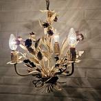 Kroonluchter - Floral - Smeedijzer - Tole kroonluchter, Antiek en Kunst