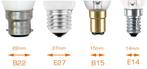 SPL LED Kaarslamp Ba22d 4W 320lm 2500K Helder Dimbaar C35..., Huis en Inrichting, Lampen | Overige, Nieuw, Ophalen of Verzenden