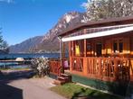 Chalet DIRECT aan meer van Lugano op camping in Porlezza, Vakantie, 2 slaapkamers, Zwembad, Lombardije en Merengebied, Recreatiepark