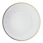 Grijze coupe borden met reliëf, 280 mm pak van 4 3h x 28Øc, Verzenden