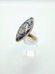 Mexico, Tasco - 925 Zilver - Ring Lapis lazuli