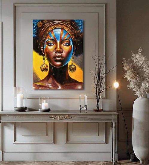 Ochoa - Rostro afro, Antiek en Kunst, Kunst | Niet-Westerse kunst