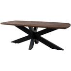 Salontafel Felix – Espresso Mangohout – 120 x 55 cm, Verzenden, Nieuw