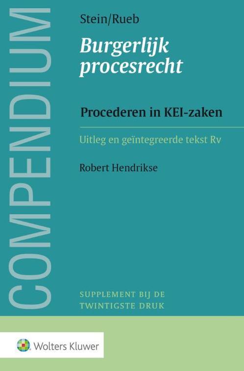 Compendium Burgerlijk procesrecht Procederen i 9789013143256, Boeken, Schoolboeken, Zo goed als nieuw, Verzenden