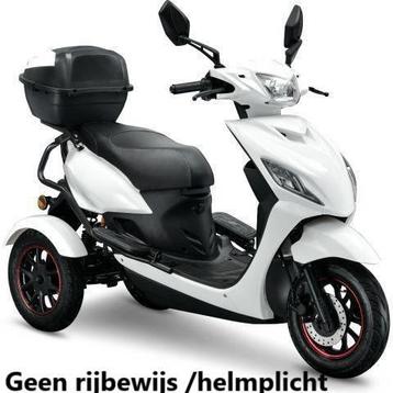 Driewiel scooters T3 2.0 /Geen rijbewijs / Geen Helmplicht ! beschikbaar voor biedingen