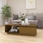 vidaXL Salontafel 110x50x33,5 cm massief grenenhout, Huis en Inrichting, 100 tot 150 cm, Verzenden, Nieuw, 50 tot 100 cm