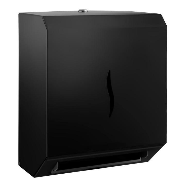 GGM Gastro | Papieren handdoekdispenser - met sensor - RVS -, Huis en Inrichting, Badkamer | Badtextiel en Accessoires, Zwart