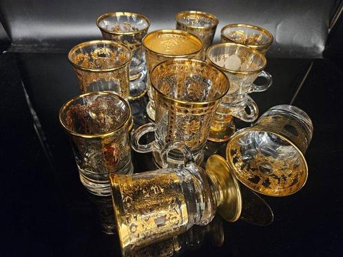 antica cristalleria italiana - Koffieservies (10) -, Antiek en Kunst, Antiek | Meubels | Tafels