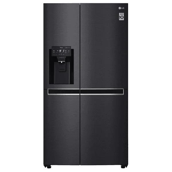 LG GSL761MCZE Amerikaanse Koelkast Side By Side 625L Zwart, Witgoed en Apparatuur, Koelkasten en IJskasten, 200 liter of meer