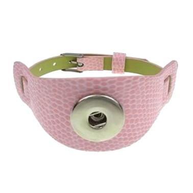 Fako Bijoux - Armband Voor Click Buttons - Breed Kids - Roze, Sieraden, Tassen en Uiterlijk, Armbanden, Verzenden