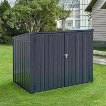 [en.casa] Containerombouw Grebin donkergrijs 112-131x173x101 beschikbaar voor biedingen