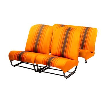 Bekledingsset Raye Oranje stoelen + achterbank