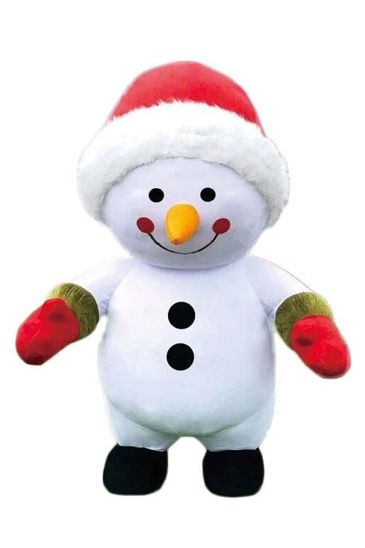 KIMU® Groot Opblaas Kostuum Sneeuwpop 3 Meter Opblaasbaar Pa, Kleding | Heren, Carnavalskleding en Feestkleding, Kleding, Nieuw