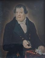 Scuola europea (XIX), firmato Maclin Gren - Gentiluomo, Antiek en Kunst