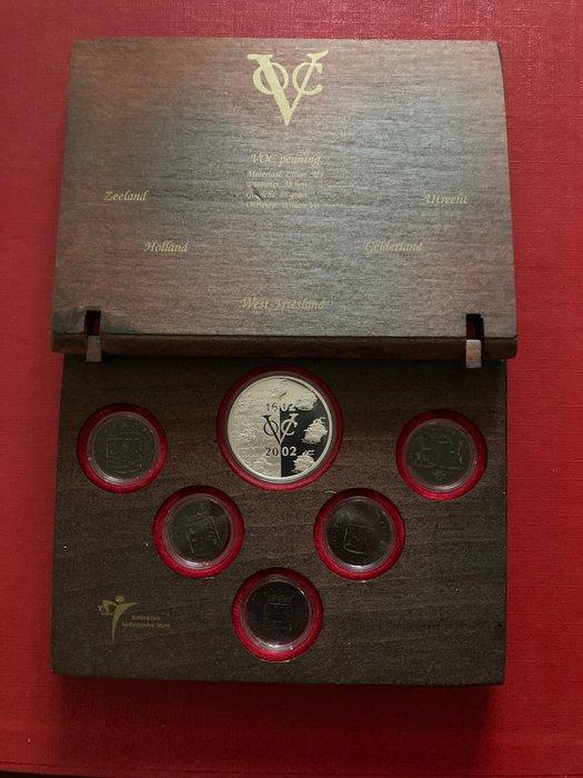 Nederland. VOC Duiten Set, met VOC penning zilver (Zonder, Postzegels en Munten, Munten | Nederland