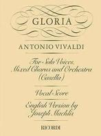 Gloria Rv589: Vocal Score, Boeken, Muziek, Gelezen, Verzenden